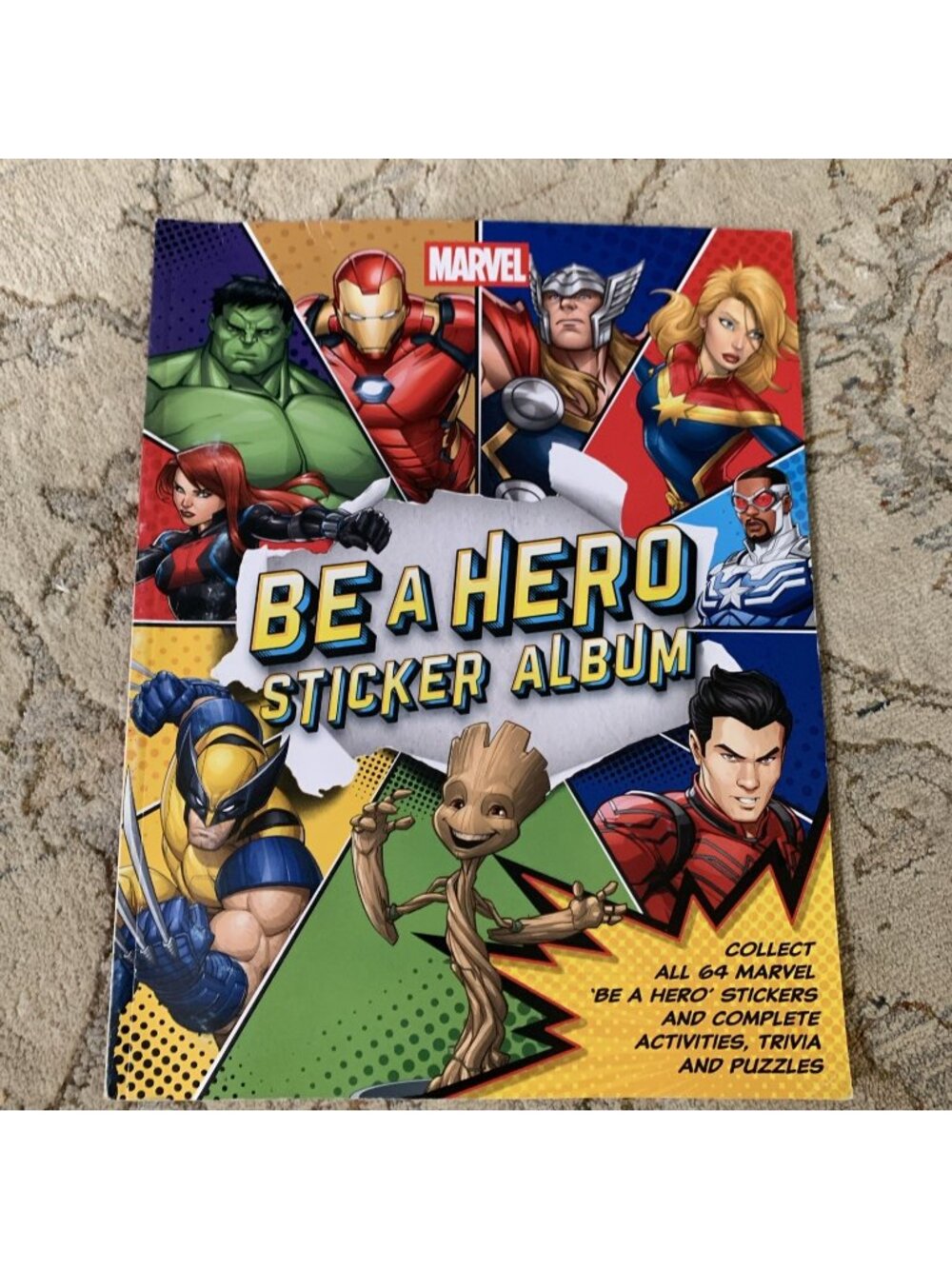 2025 Loblaws Marvel Be A Hero Sticker Album INCOMPLETE SET IN ALBUM